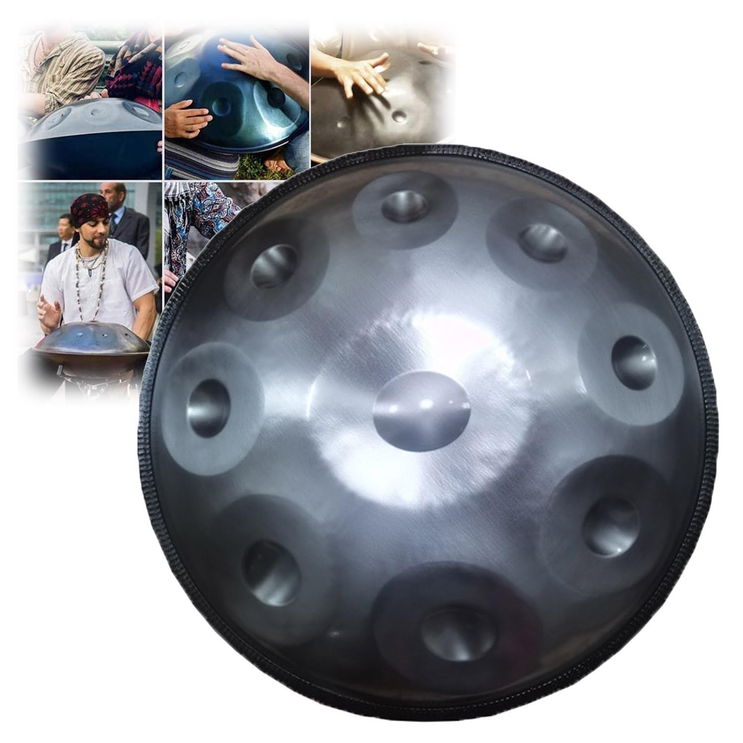 Amazon.com - Handpan Drum Instrument in D Minor 9 Notes Steel Drum